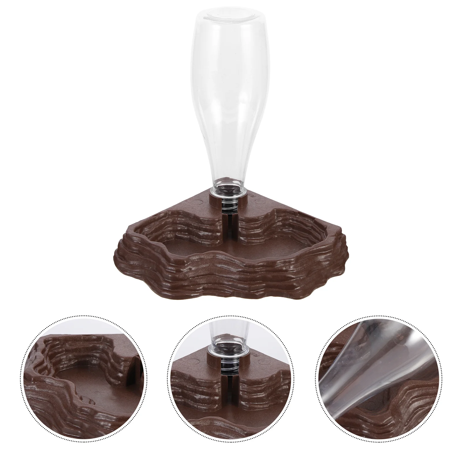 

Automatic Reptile Waterer High End Reusable Floor Standing Dish for Household Tortoise Lizard Spider Compact Convenient Reptile