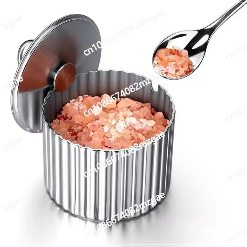 

Seasoning jar Light luxury seasoning box High value salt jar