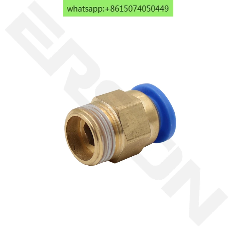 10pcs Pneumatic PC8-02 connector rapid thread PC straight-through connector PC4 PC8 PC10 PC12-M5010203