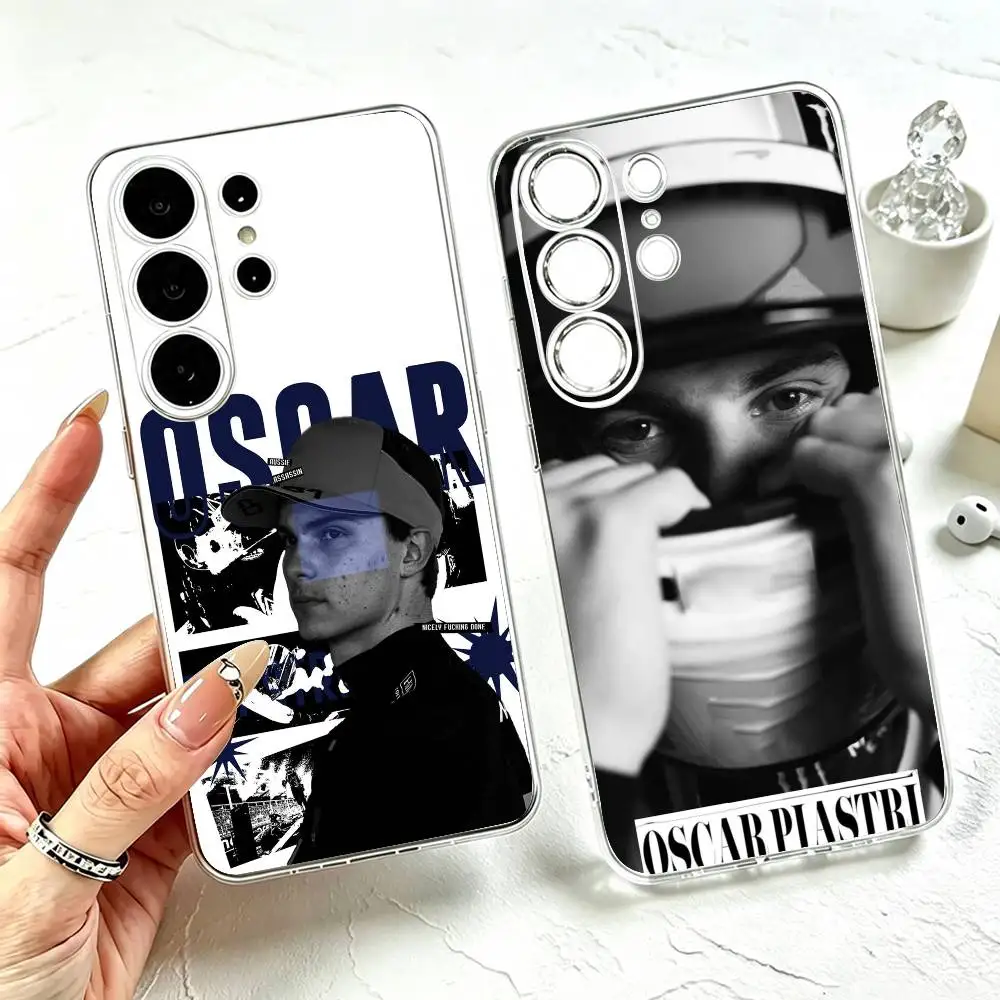 Race car driver O-Oscar Piastri  Phone Case For Samsung S25,S24,S21,S22,S23,S30,Ultra,S20,Plus,Fe Transparent Cover
