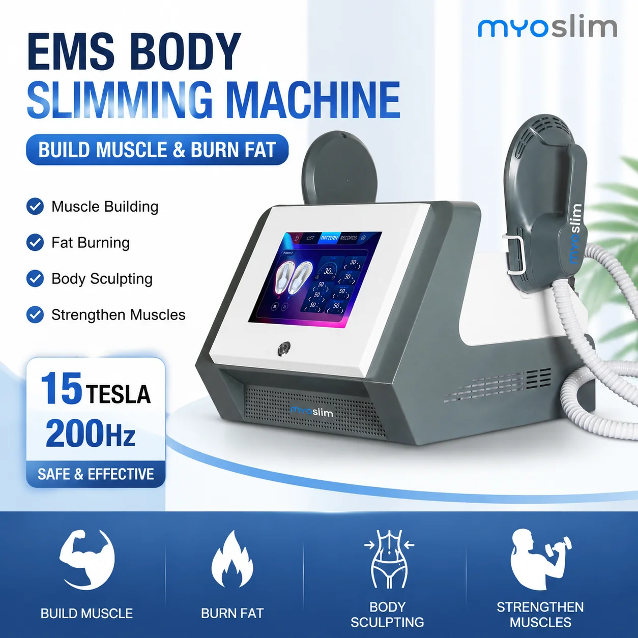 Home Gym Weight Machine - MYOslim Kas Fitness Şekillendirme Makinesi Zayıflama