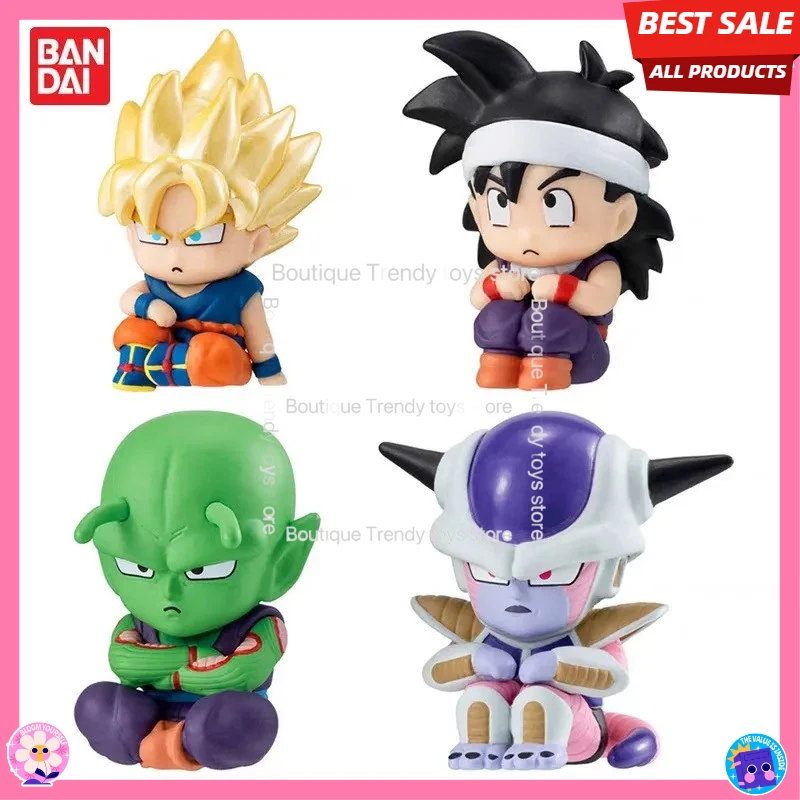 

Оригинальные фигурки Bandai DRAGON BALL Gashapon: Сон Гоку, Пикколо, Фриза, Вегета. Аниме-фигурки, модели, игрушки, украшения, подарок для детей.