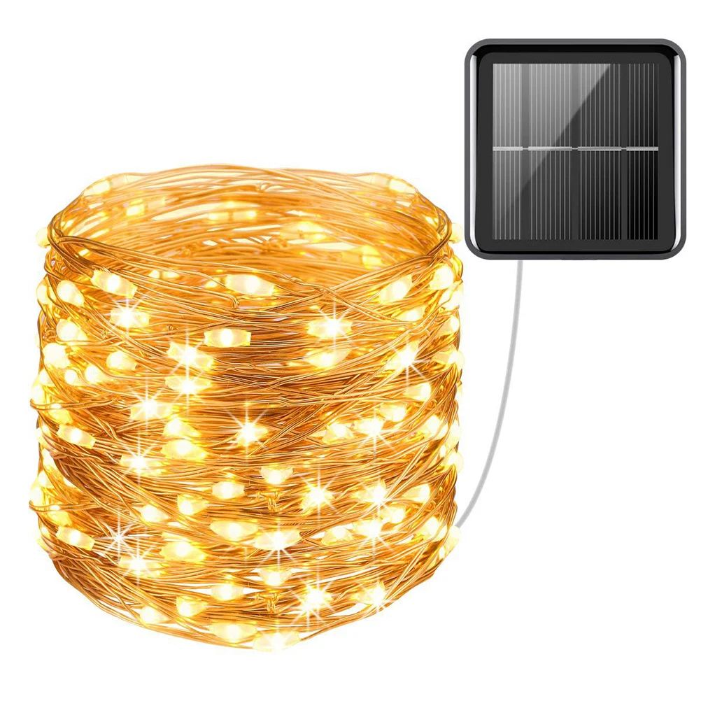 

1pc Solar String Lights Energy-saving LED Garden Party Outdoor Waterproof Eco-friendly Decorative Fairy Lighting