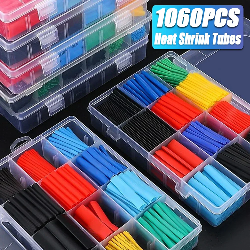 Heat-shrink Tubing Thermoresistant Tube Heat Shrink Wrapping Kit Electrical Connection Wire Cable Insulation Sleeved Protecter