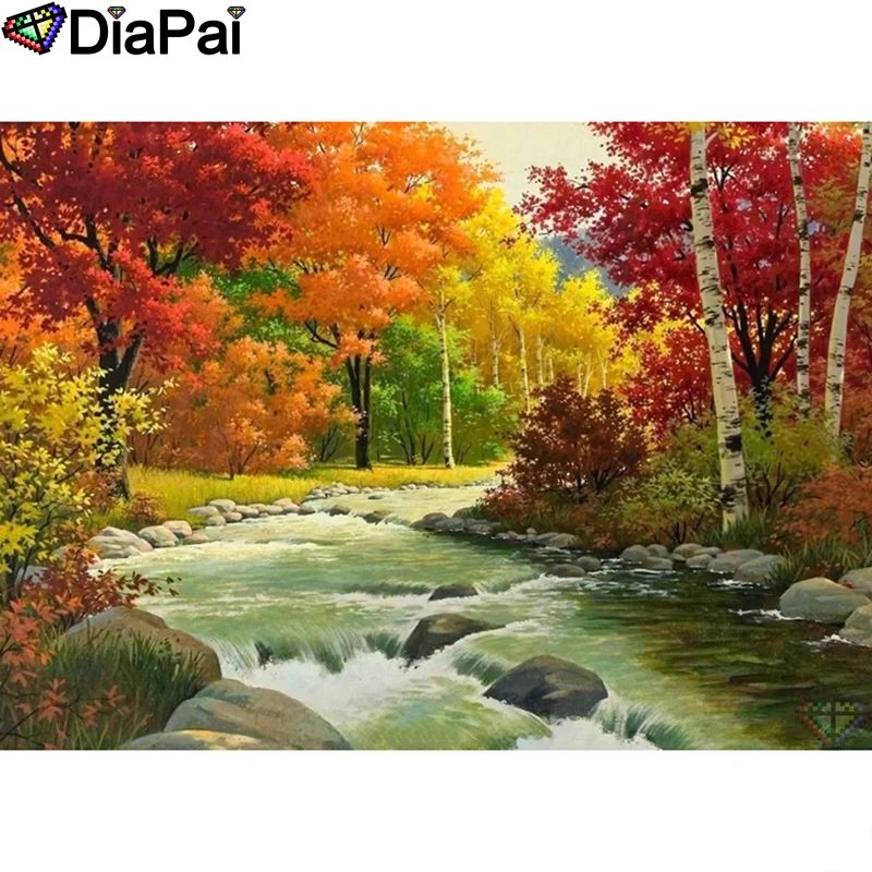 

DIAPAI Diamond Painting 5D DIY 100% Full Square/Round Drill "beautiful scenery" Diamond Embroidery Cross Stitch 3D Decor A26581