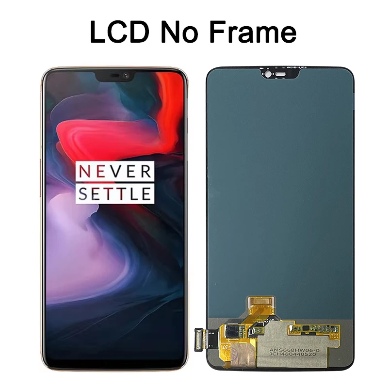 Jakość AAA+ dla OnePlus 6 A6000 A6003 Wyświetlacz LCD Ekran dotykowy Digitizer Assesmbly Dla One Plus 6 1+6 Części zamienne LCD — zdjęcie produktu 4