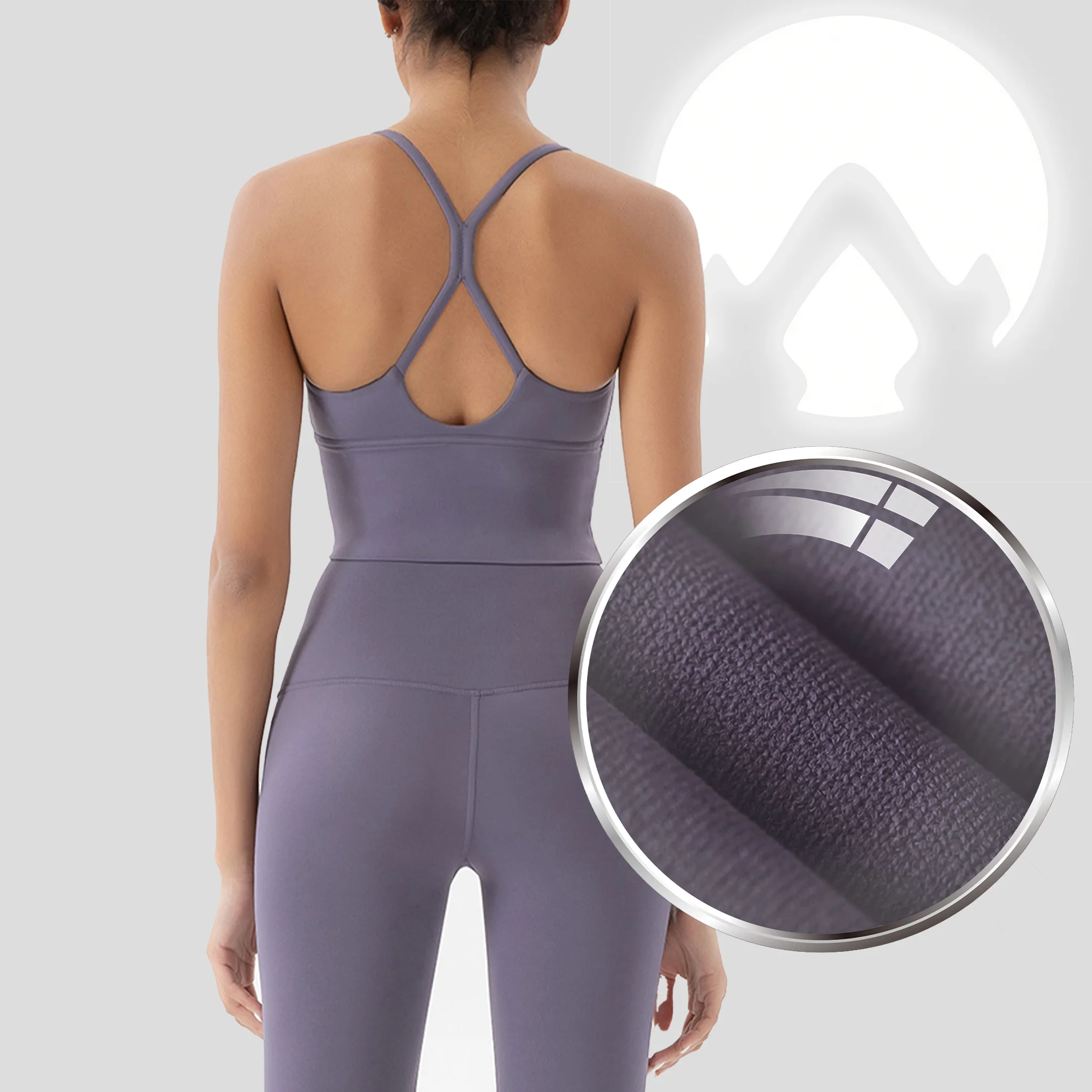 Women\'s Naked Feeling 2 Piece Gym Set - Seamless Sports Bra & High Waist Leggings, Shockproof Breathable Fitness Clothing, S-XL
