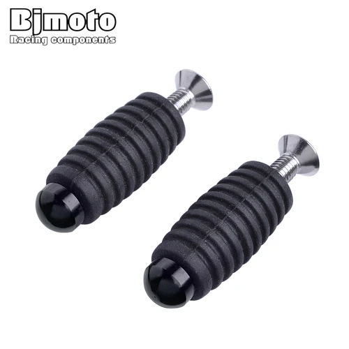 Palanca de freno de cambio de marchas para motocicleta, clavijas para los dedos del pie, pedales M6, estriberas para Yamaha Kawasaki Honda Ducati Racing Rearset