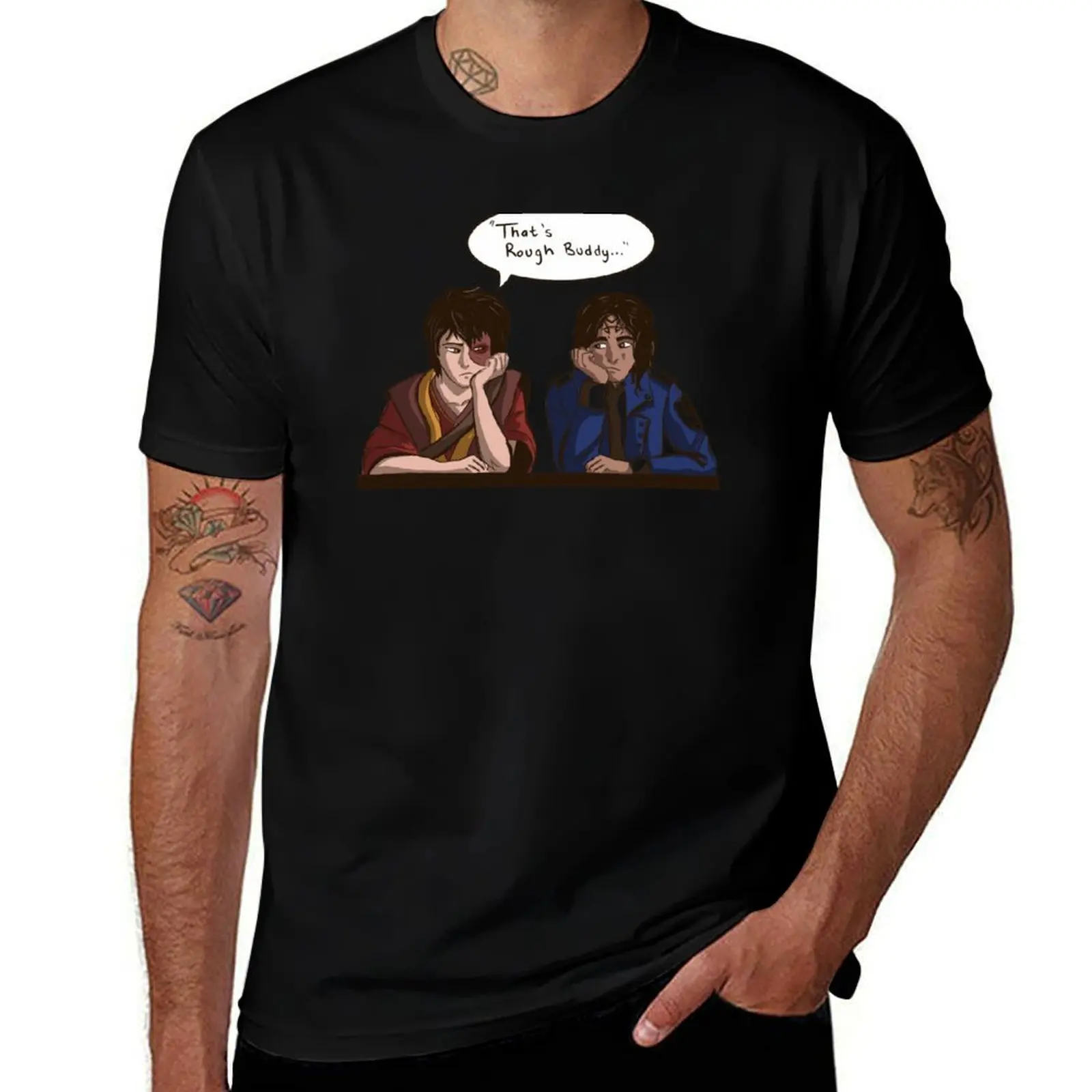 

Kaladin Meets Zuko T-Shirt man t shirts for men casual man t shirts cotton T-Shirt