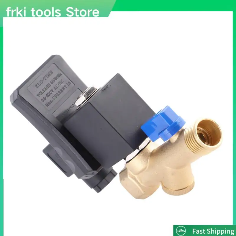 

G1/2 DN15 Automatic Electronic Timed Drain Valve For Air Compressor Condensate Management AC220V-A79G