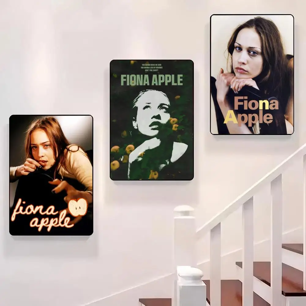 

F-Fiona Apple Female Singer Poster Sticky Wall Waterproof Home Living Room Bedroom Bar Aesthetic Decoration Perfect Gift