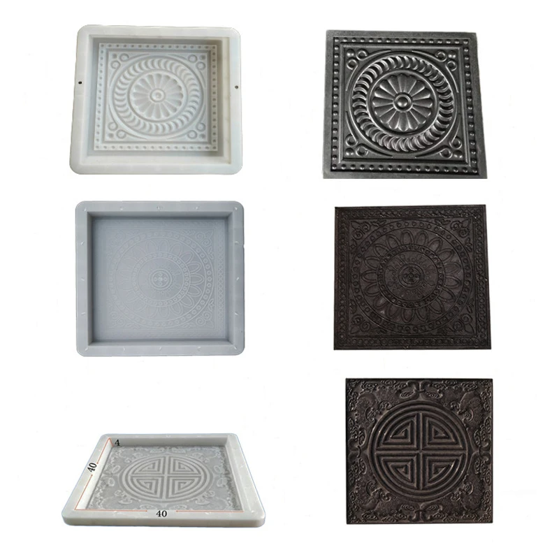 Beautiful Petal Cement Mold Smooth Surface For Courtyards