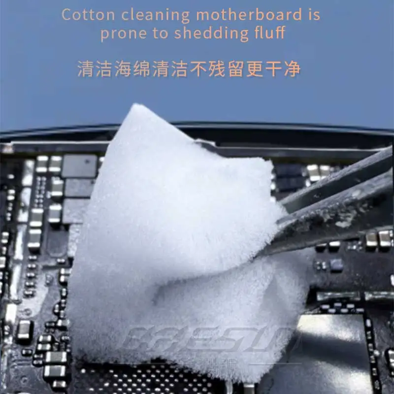 Lanrui LR-S9/LR-A9 500PCS Nano Cleaning Sponge For Mobile Phone Screen / Camera / PCB Soldering Welding Flux Oil Cleaning Tools