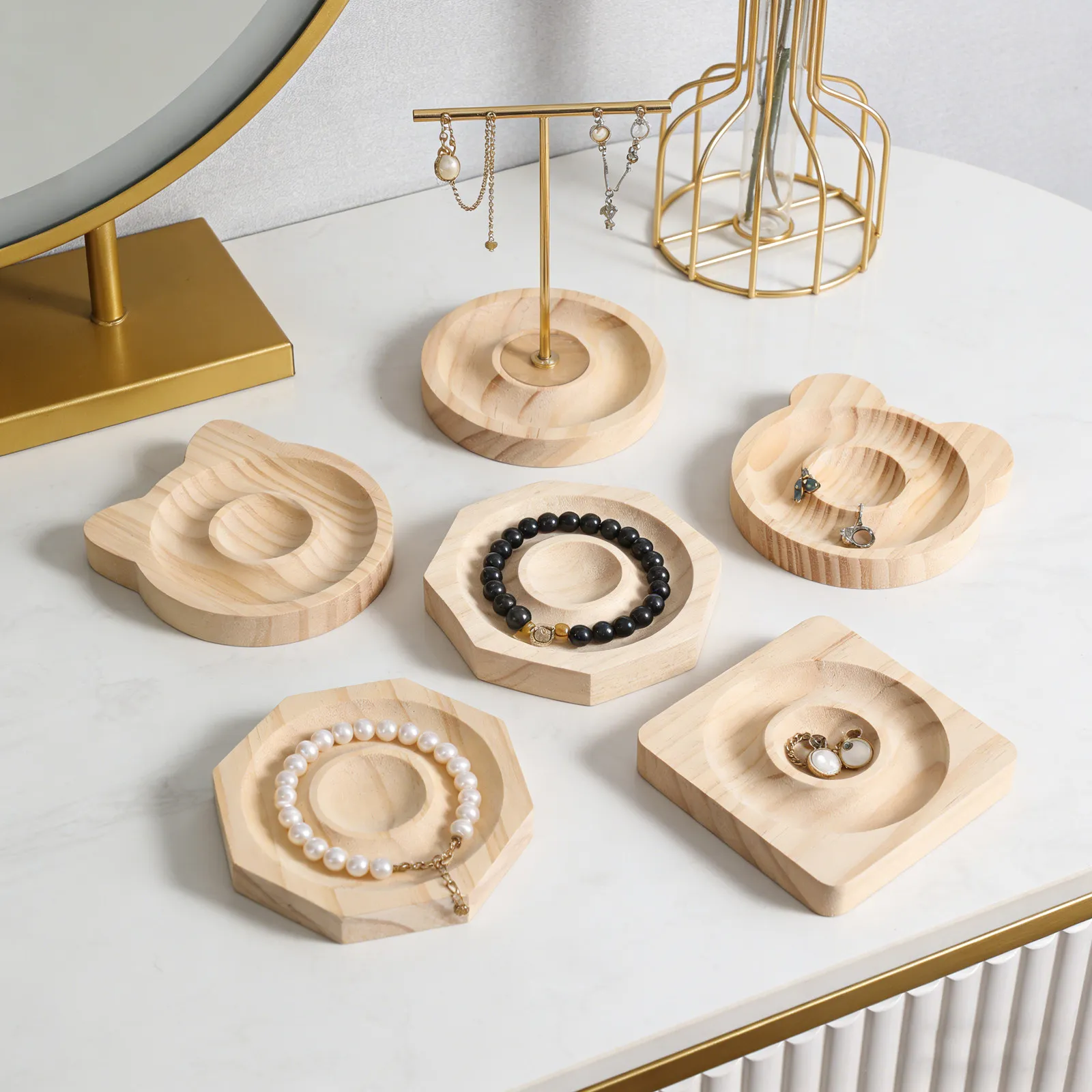 

Jewelry Storage Tray Elegant Design Multipurpose Use Decorative Organizer Accessories Storage Best Jewelry Tray