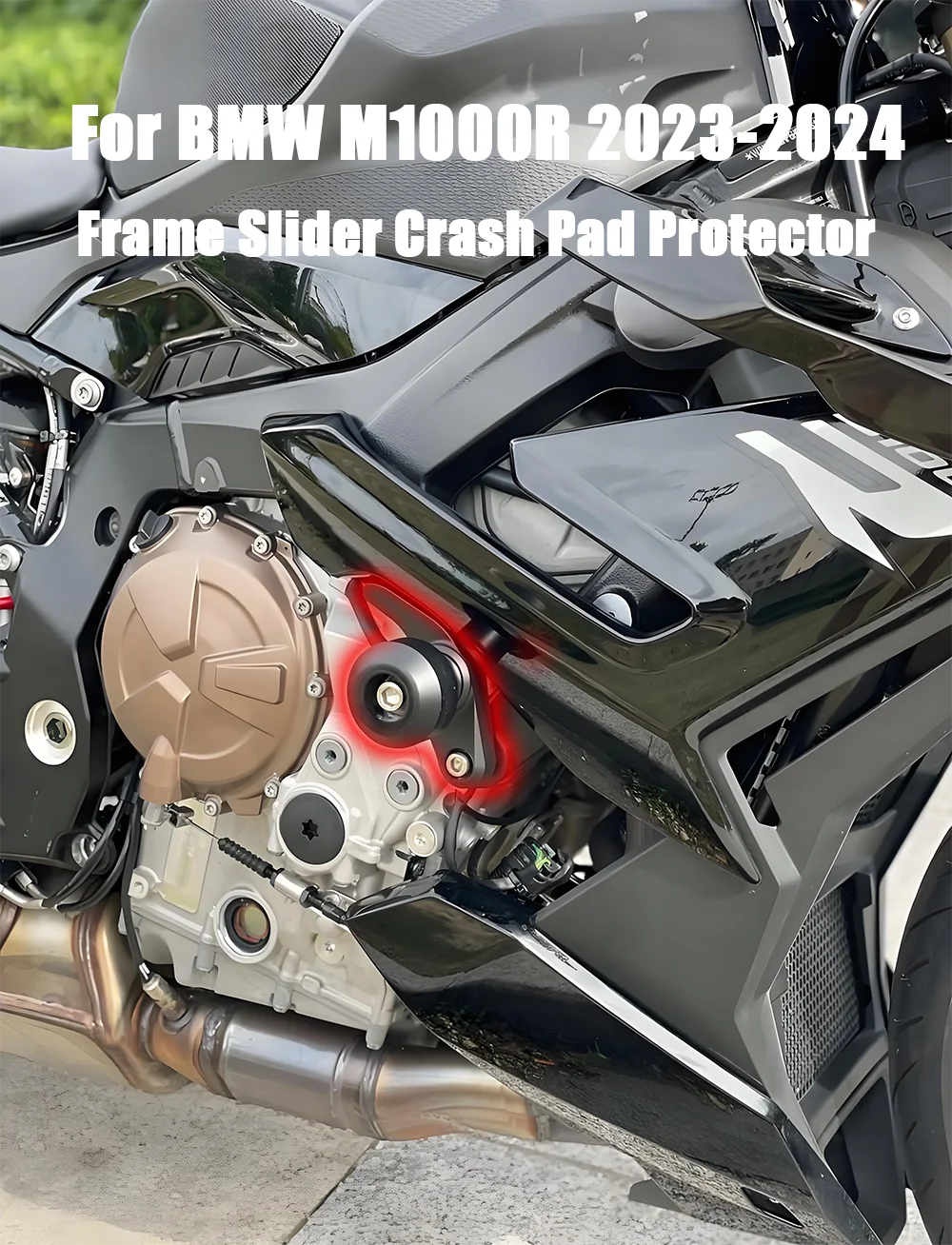

Для BMW M1000R M 1000R 2023 2024, аксессуары для мотоциклов, ползунки для рамы, защита от падения, защитная накладка