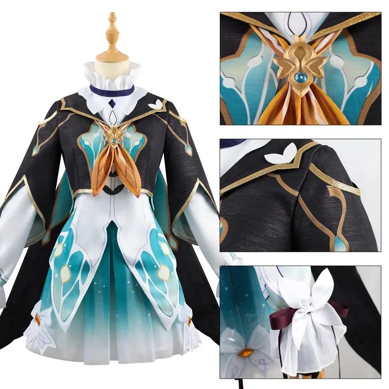 Firefly Cosplay Costume Game Honkai Star Rail Full Set Suits Uniform Props Halloween Party Firefly Cosplay Wig Costume For Women