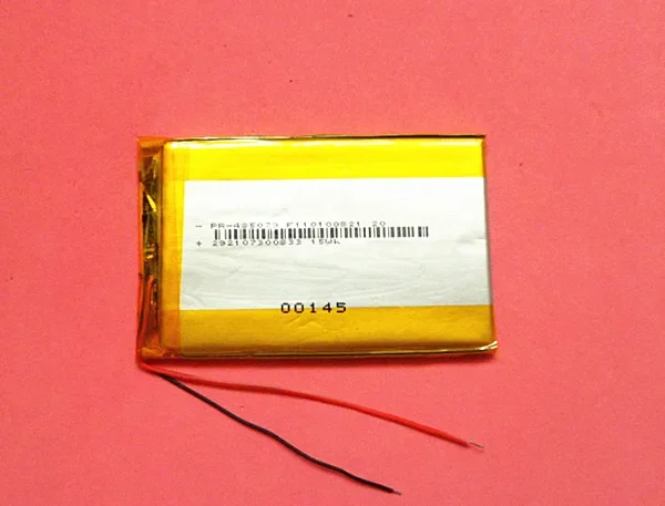 Um 3,7 V 455079   Estação de energia de bateria de polímero de lítio de grande capacidade 3.7V TL-M55 MP5 bateria de lítio plana 2500mah para uso geral