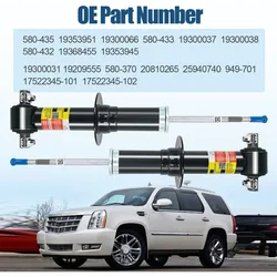 19353951 1pcs Front Shock Struts Absorber for 2007-2014 Cadillac Escalade Chevy Avalanche Suburban Tahoe GMC Sierra1500 Yukon XL