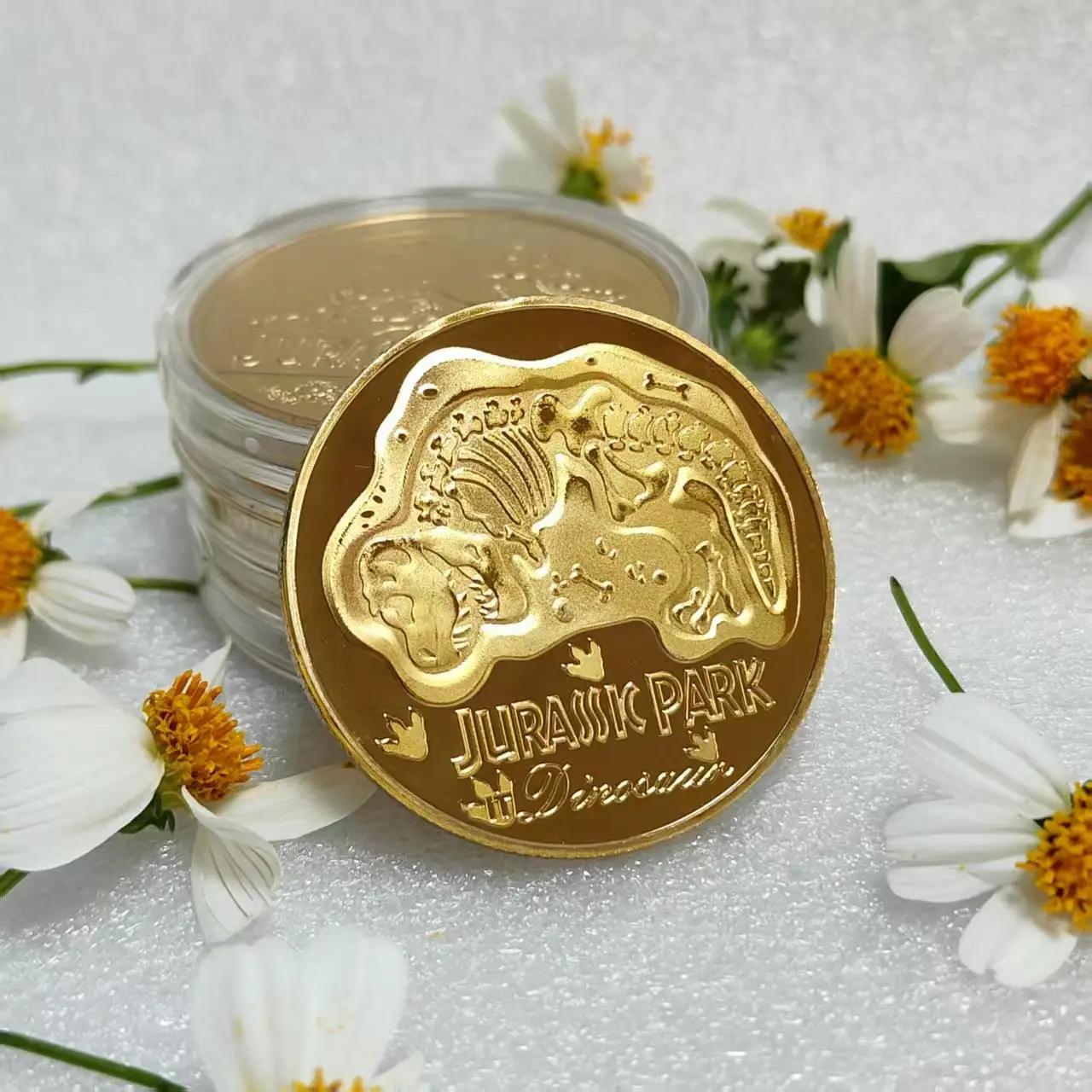 1pcs Dinosaur Decision Coin – Metal Commemorative Replica, Collectible Memorial Gift for Friends - view 4