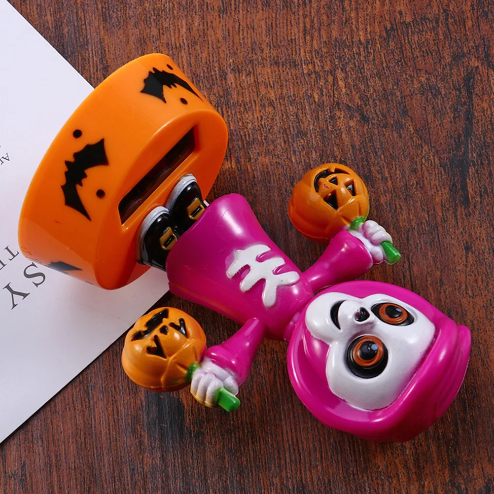 ديكور شبح الرقص الشمسي للهالوين يعمل بالطاقة الشمسية لسطح المكتب ورف الكتب وديكور المنزل وديكور الهالوين #1