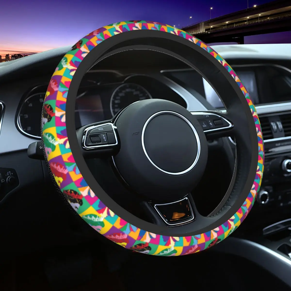 Steering Wheel Covers Queen Elizabeth II Soft British Royal Crown Braid On The Steering Wheel Cover Auto Decor Auto Accessories