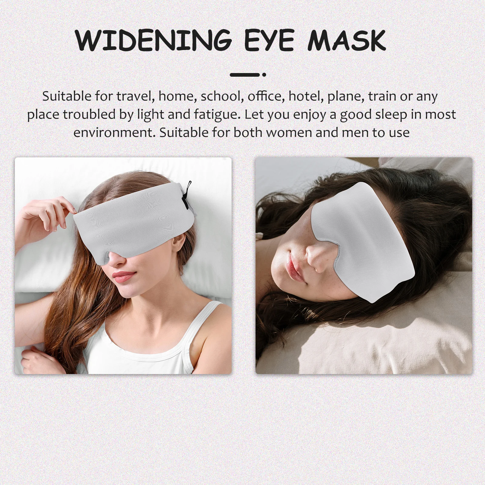 

Sleep for Eye Mask For Sleeping Women Full Blackout Sleep Mask Adjustable Size Health Care