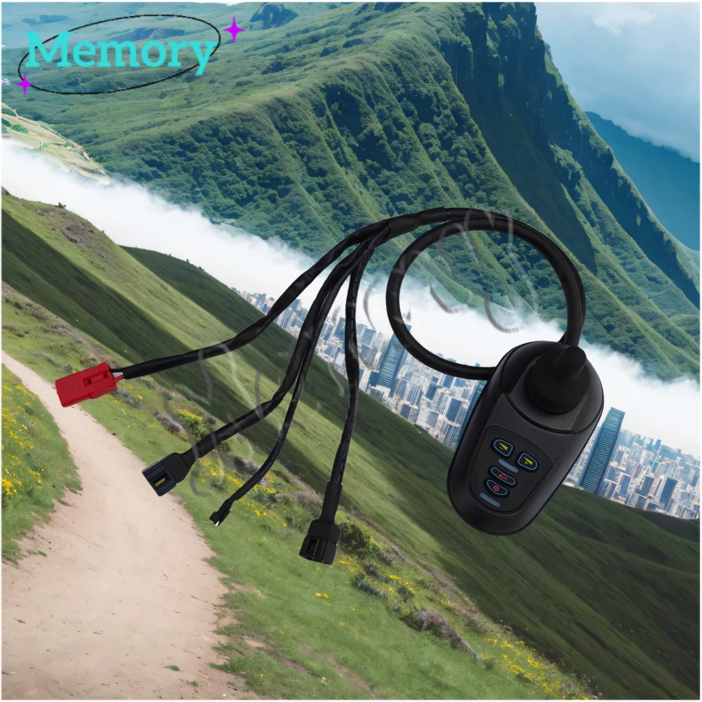 Electric Wheelchair Joystick Controller with 45A DC 24V Safety Brake for Wheelchairs