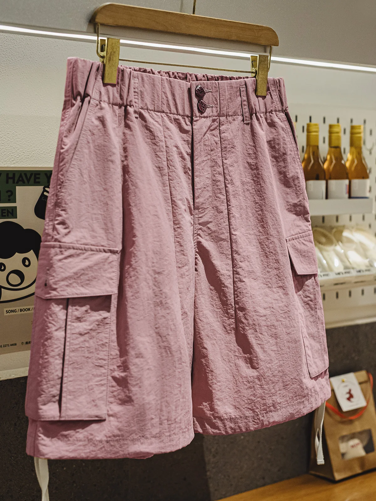 

Maden Qui Dry Straight Leg Thin ort Pants Men's Summer Casual Trousers Loose Fit American Sle ket ort orts