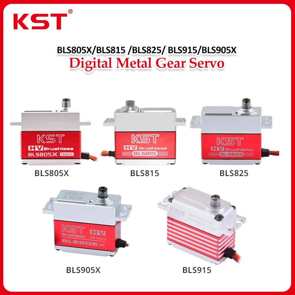 

KST BLS815 BLS825 BLS915 v8.0 Brushless High Voltage Class 800 Helicopter Steering Gear BLS905 BLS805