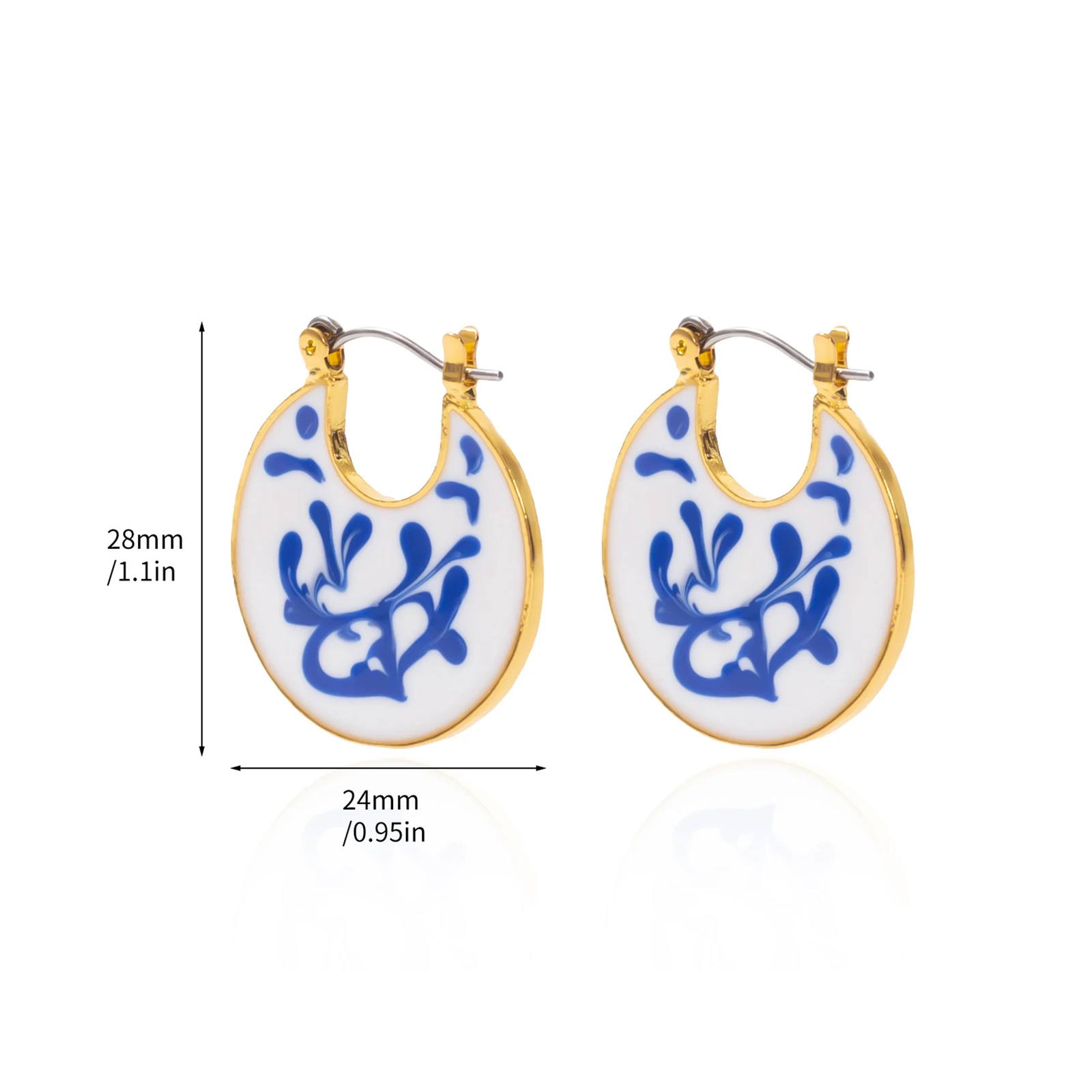 Blue and White Porcelain Earrings: Elegant and Timeless Jewelry Pieces…