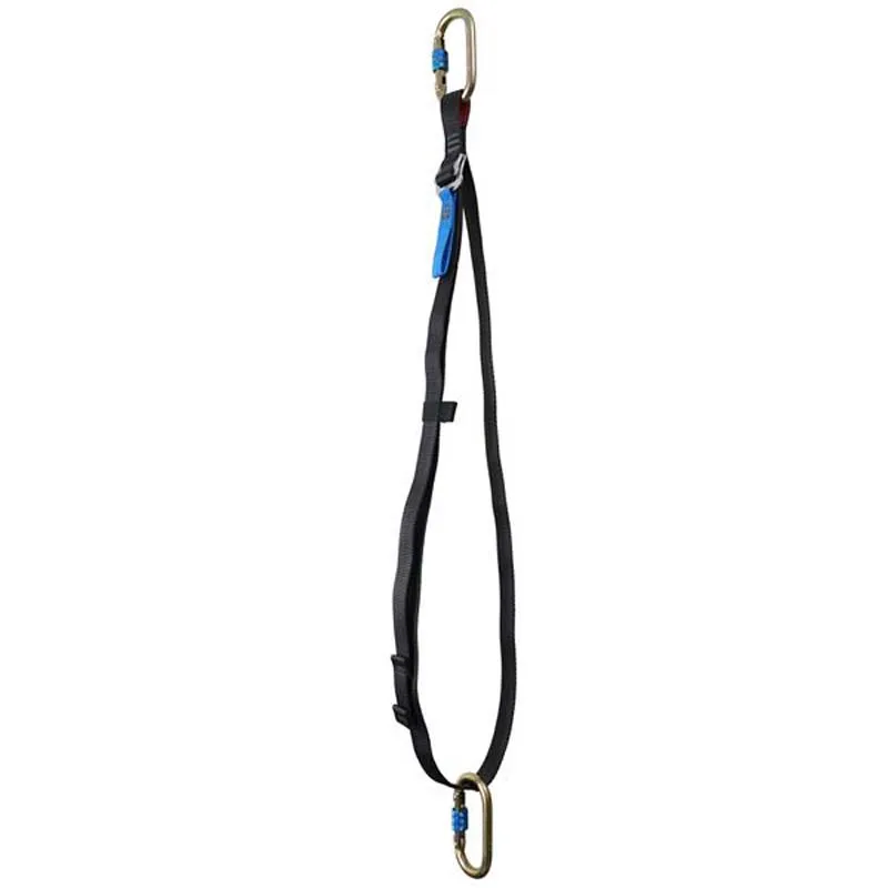 Cadena de nailon de ajuste rápido de 10-80 cm - Correa individual de 500 libras y 25 mm de ancho para hamaca aérea, suspensión TRX y fitness con bungee