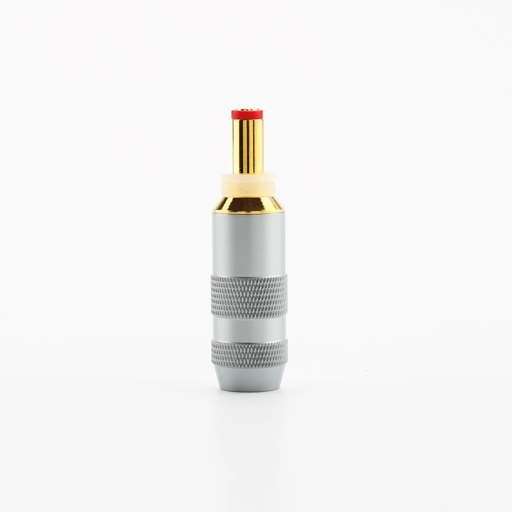 Audiocrast 24K Gold Plated DC Power Plug Connector High-End Audio Grade HIFI DC2.1 for Optimal Signal Transmission