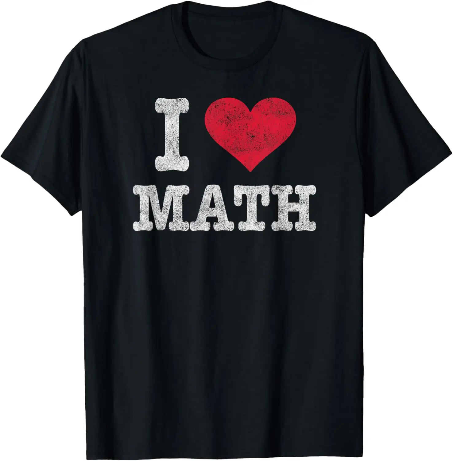 

Fashion style - Vintage I Love Math T-Shirt Trendy Gift T-Shirt