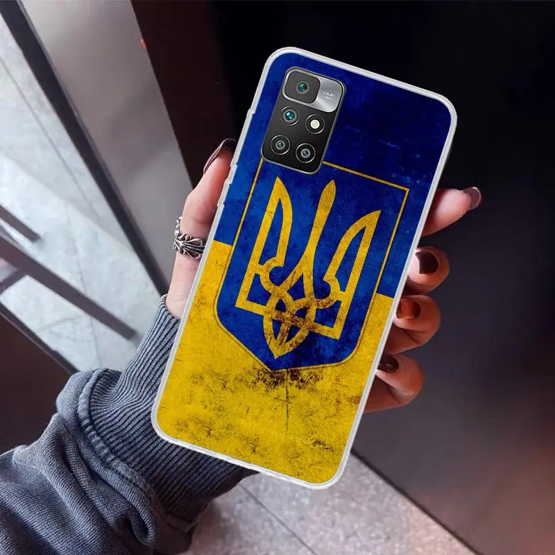 Ukraine Flag Phone Case For Xiaomi Redmi 12C 12 10C 10A 10 9C 9A 9T 9 8A 8 7A 7 6A 6 Pro K60 K40 K20 S2 Print Fundas