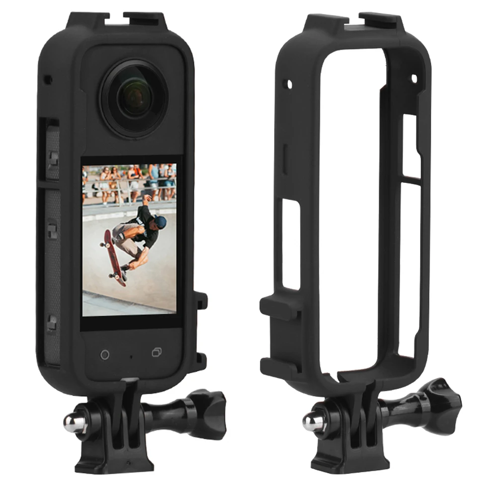 إطار حماية لـ Insta360 X3 كاميرا بانورامية الحركة مقاومة للصدمات قذيفة التوسع محول قوس ل Insta360 X3 اكسسوارات
