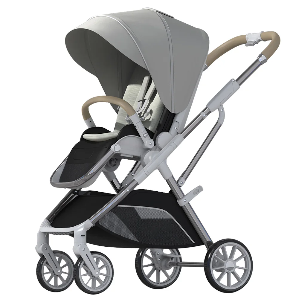 Poussettes Kinderwagen wózek unisex produkty dla dzieci wózek luksusowe duże koła składane wózki dziecięce wózek do podróży