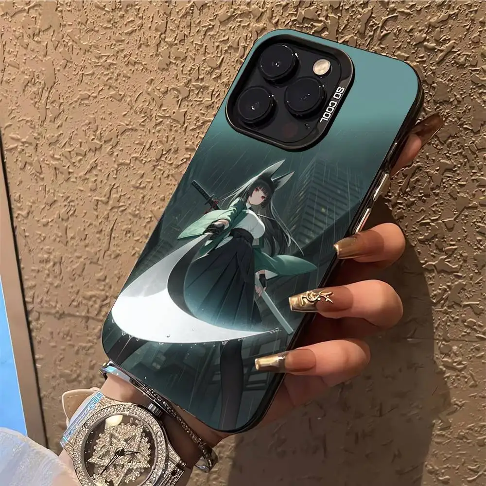 H-Hoshimi M-Miyabi ZZZ Phone Case For iPhone 17,16,15,14,13,12,X,8,Pro,Max,Plus,E,SE4,Air,Mini IMD Matte Black #3