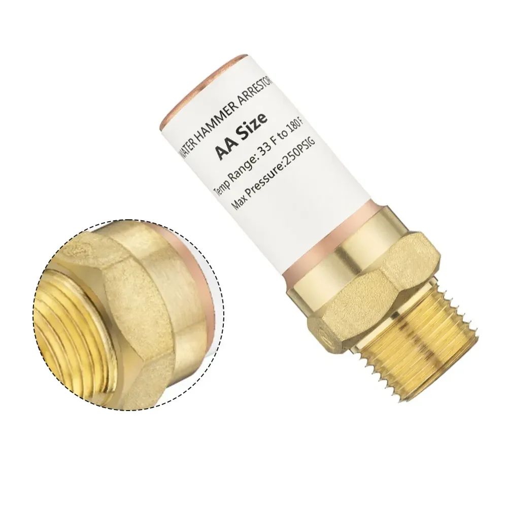 

Laundry Room Water Shock Absorber Effective Water Hammer Solution Water Hammer 250 PSI Pressure 180 F Temperature