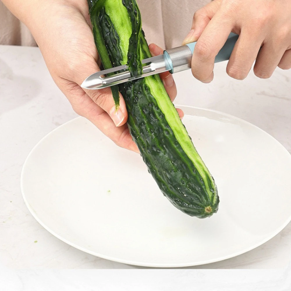 Kitchen with non-slip fruit and vegetable potato peeling knife one word planer stainless steel melon planer tool kitchen gadget