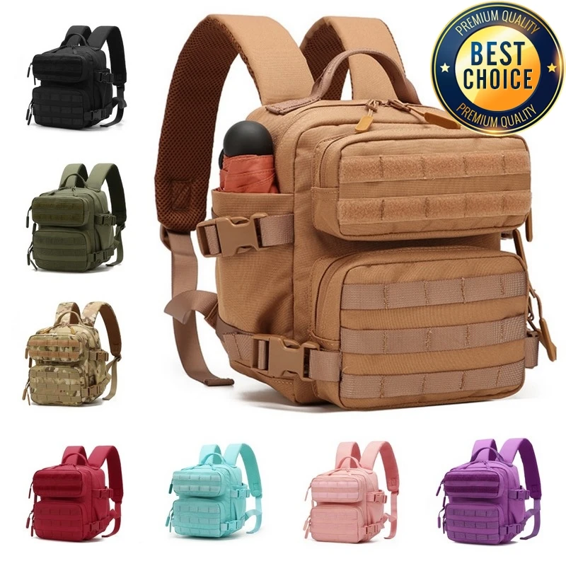 Nuovo zaino da trekking da campeggio Tactical Molle 900D borsa da scuola per uomo e donna zaino da palestra all\'aperto con doppio portabicchieri