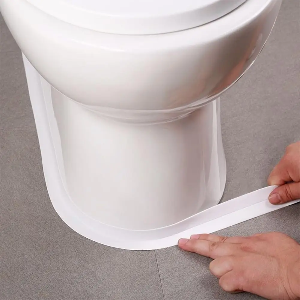 

2 Rolls Self-Adhesive Caulk Tape, Waterproof Sealant Strip for Bathroom Kitchen, Easy Peel & Stick, 1.5in x 10.5ft
