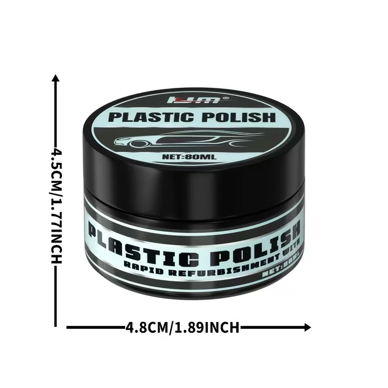 Plastic Refurbishing Agent, Automotive Refurbishing Agent, Interior Decoration and Maintenance Polish Wax, Long-Lasting Interio
