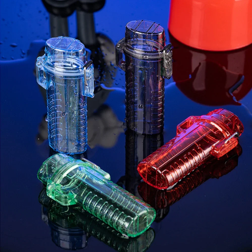 

Waterproof Lighter Case Transparent Lighter Cover Holder Plastic Regular Lighters Sleeve Protective for BIC J6 Classic Lighters