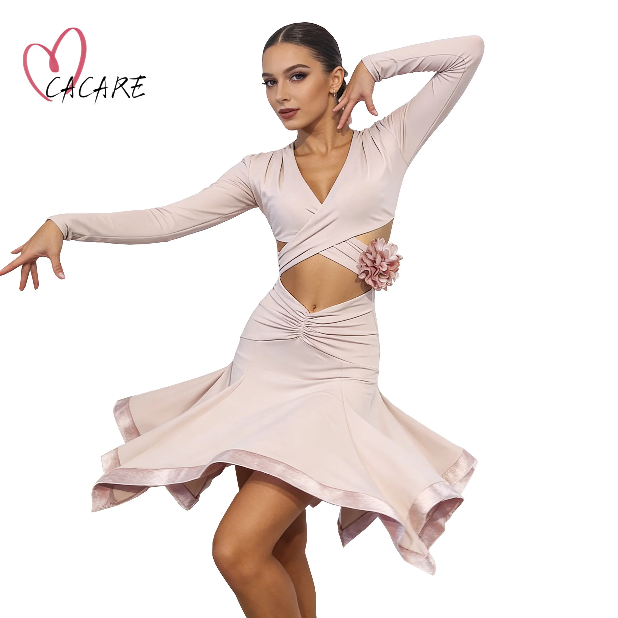 

Новинка: Костюм для латиноамериканских танцев (сальса, самба) с бахромой для женщин, модель 0525