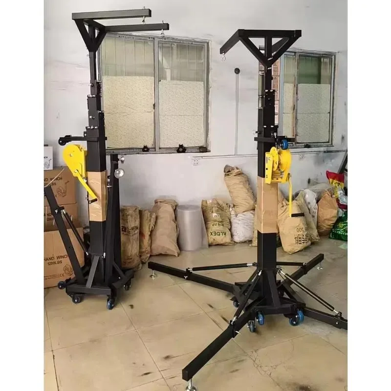for 6 meters heavy-duty manual lifting bracket 300kg load-bearing, light truss bracket, lifting tower, speaker line array