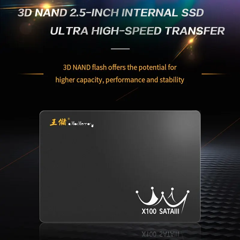 MACMEMÓRIA-Unidade Interna de Estado Sólido, SSD, Disco Rígido para Laptop e Desktop, HDD SATA III, 2.5 ", 512GB, 120GB, 240GB, 1TB, 2TB, SSD, x100