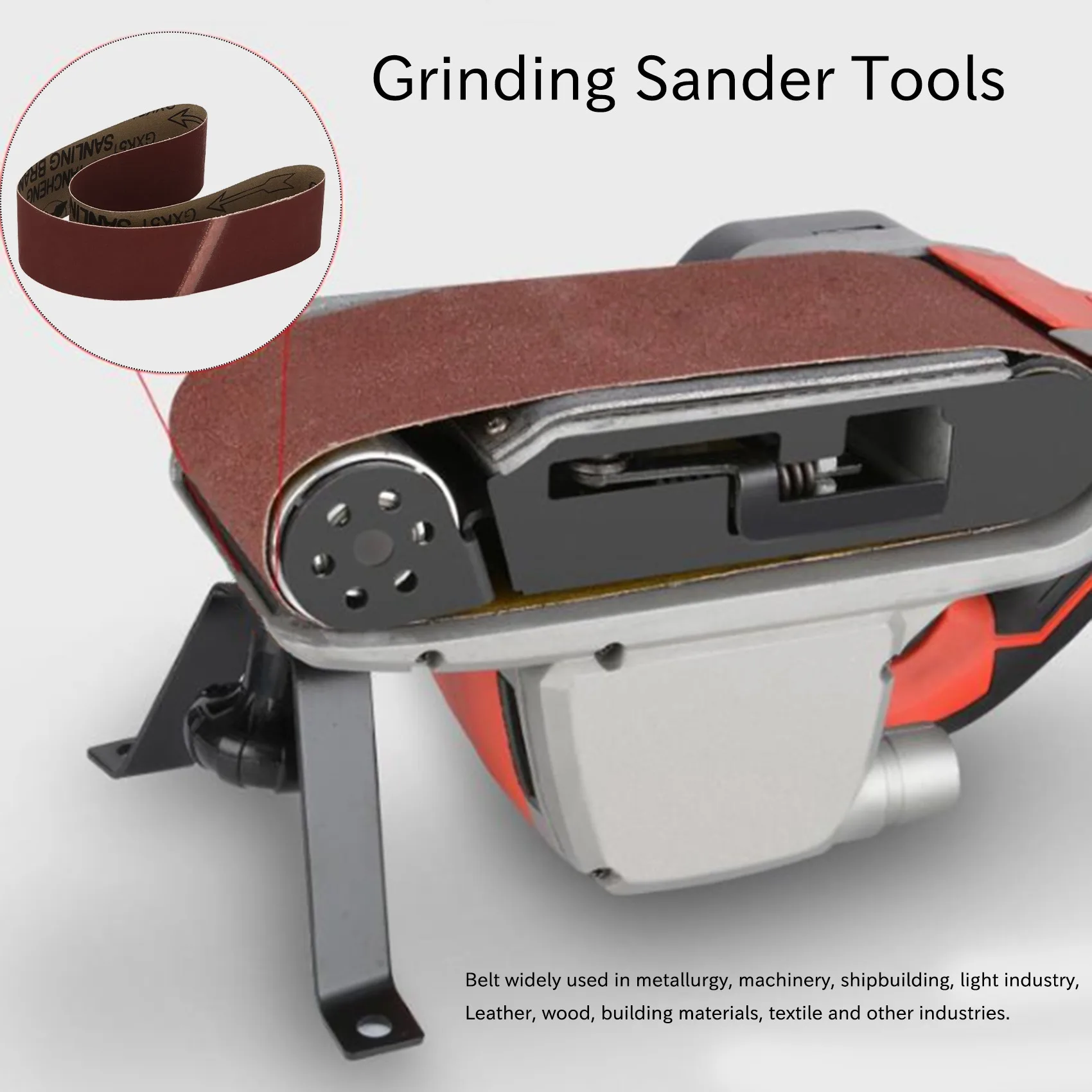 7Pcs Abrasive Sanding Belts Band 120/240/320/400/600/800/1000 Grits Wood Grinding Sander Tools Aluminum Oxide 50X686mm