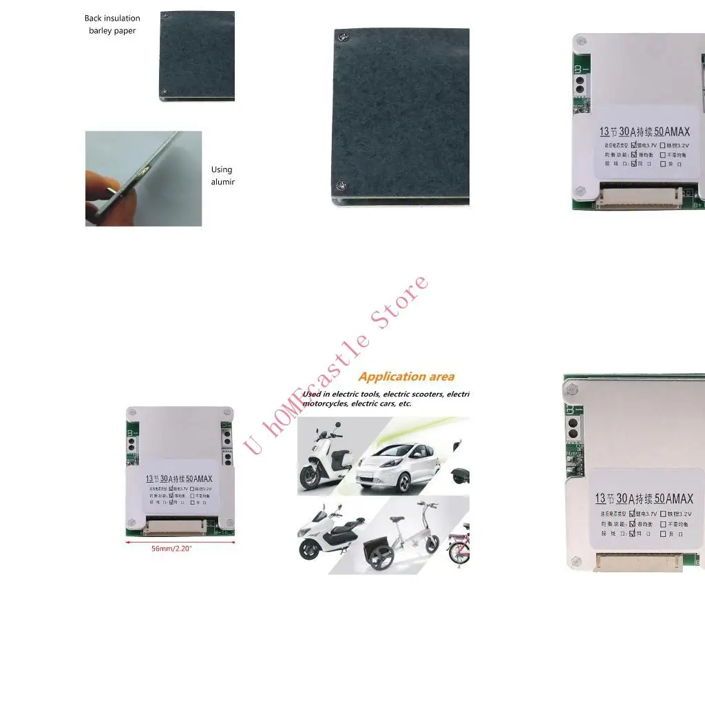 63HF Compact Battery Charging Board Li-ion Lithium Battery for Protection Board Module PCB Cell for Protection Bo