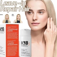 50ml K18 Leave-In Molecular kertain Repair Hair Mask Softens Restores Damaged Hair Deep Keratin Treatment for Hair and Scalp