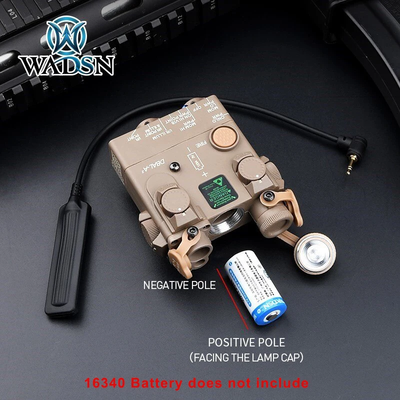 WADSN Tactical DBAL Red Dot Indicator Dbal A2 Green Pointer Singal Laser Airsoft DBAL-A2 Hunting Scout Light Fit 20mm Rail